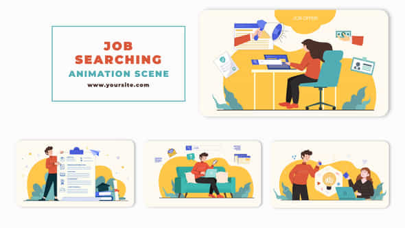 Job Searching Animation - VideoHive 46413958