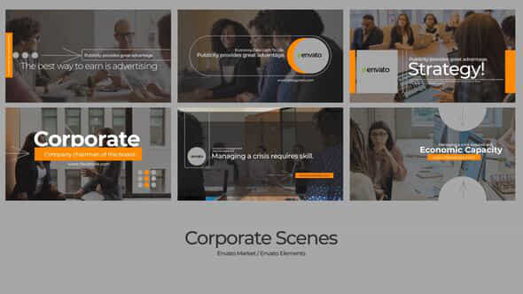 Corporate Typographic Scenes - VideoHive 50661899