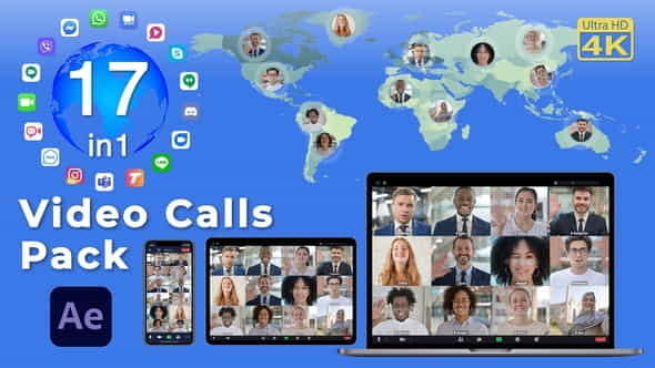 Video Calls Pack 17 in - VideoHive 29709461