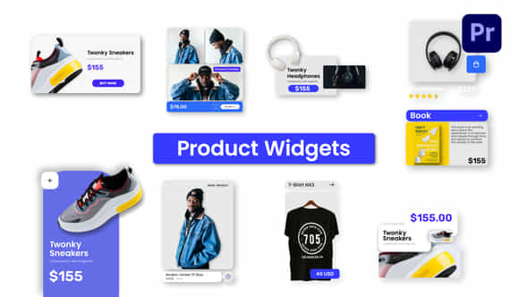 Product Promo Widgets - VideoHive 47188297