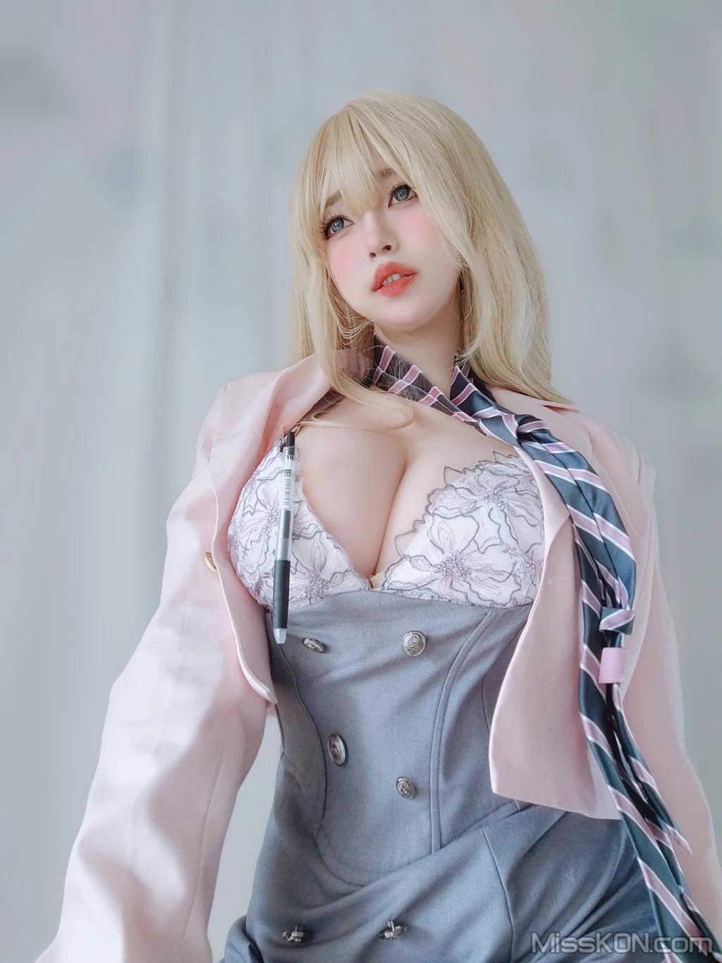 Coser@女主K: 催眠傲娇的前辈 (78 photos)(63)