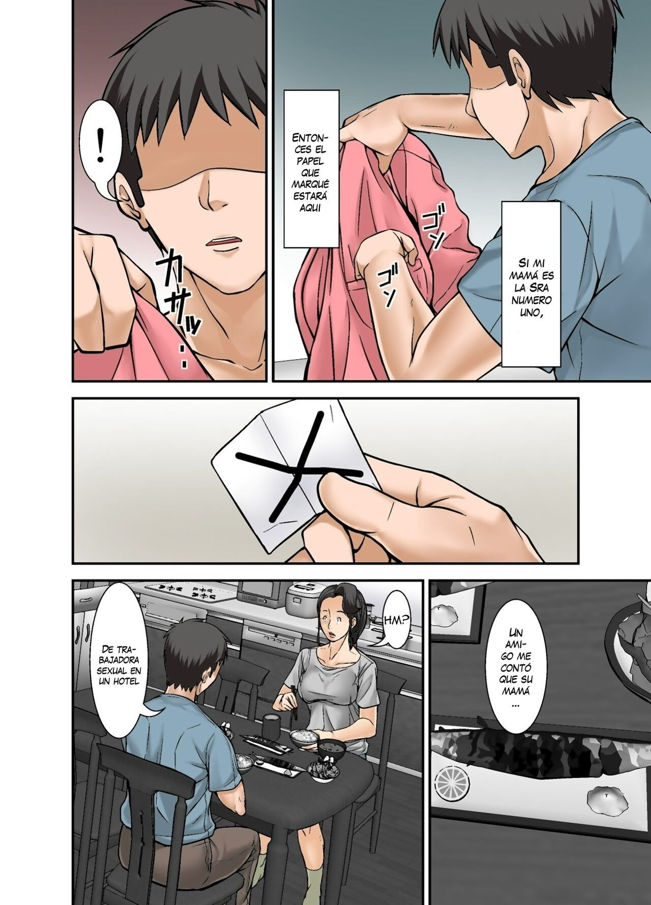 [Hoyoyodou] Futsuu no Shufu ga Fuuzoku ni Ochita Riyuu ~Musuko Hen~ Sono Ni  Why This Ordinary Housewife Resorted to Sex Work ~Son Edition~ Part Two [Spanish] [VarK