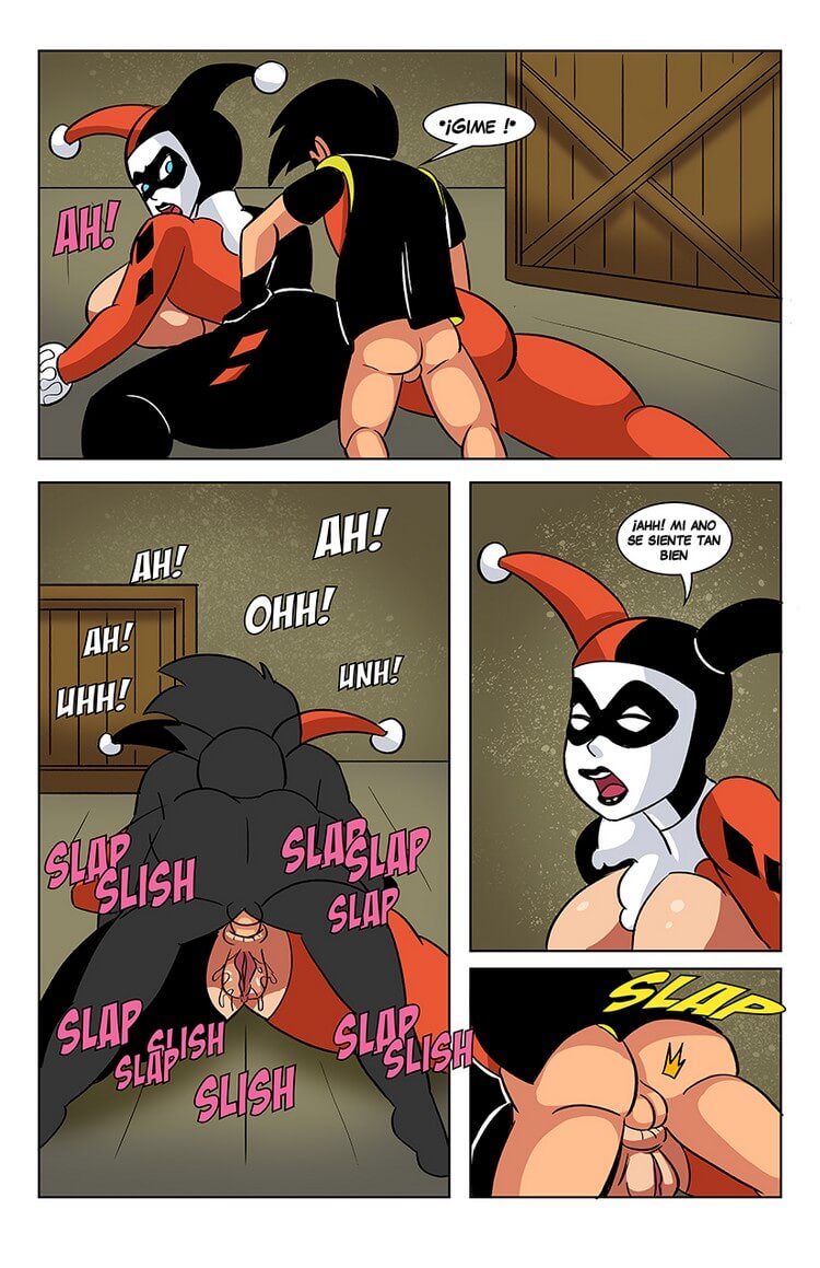 Harley and Robin Comic Porno - 6