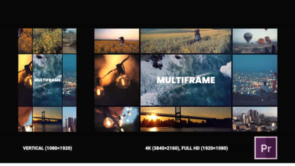 Modern Multiframe Opener - VideoHive 38650283