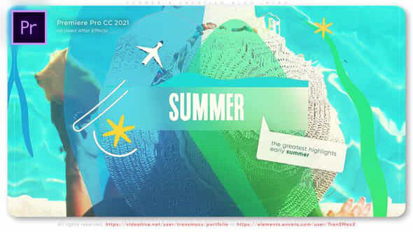 Summer Vacation Blog - VideoHive 38759405