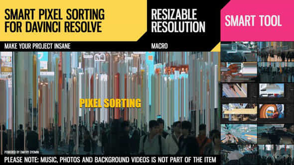 Smart Pixel Sorting - VideoHive 32260131