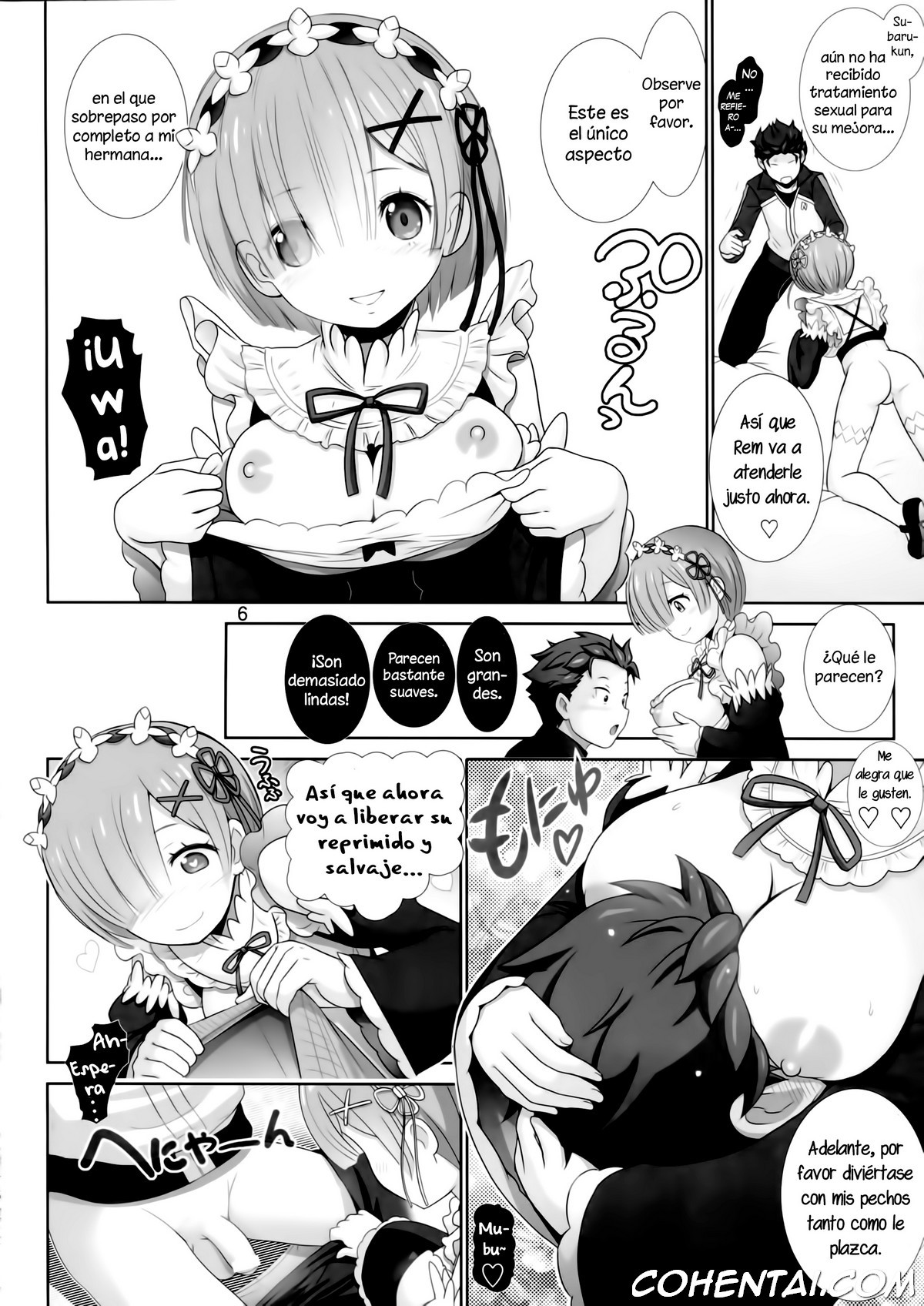 Rem-rin Maji Tenshi (Re:Zero kara Hajimeru Isekai Seikatsu) xxx comics manga porno doujin hentai español sexo Re:Zero kara Hajimeru Isekai Seikatsu Rem Subaru Natsuki