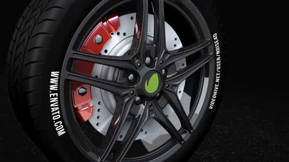 Car Wheel - Automotive Logo - VideoHive 16195566