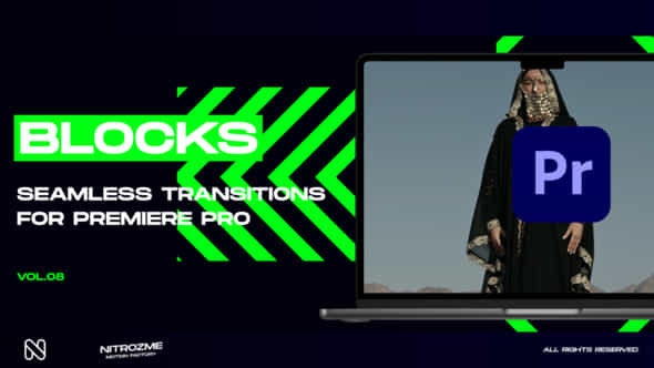 Blocks Transitions Vol 08 For Premiere Pro - VideoHive 50301480