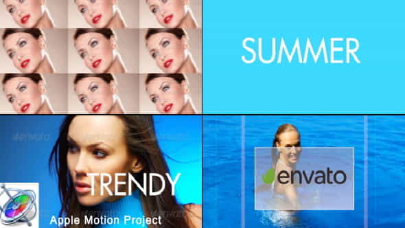 Fast And Dynamic Slideshow-Apple Motion - VideoHive 15068679