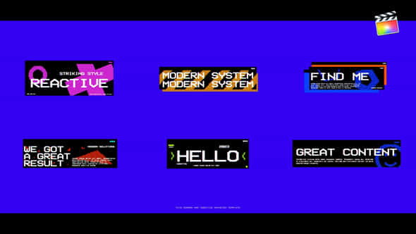 Pixel Titles For - VideoHive 43193468