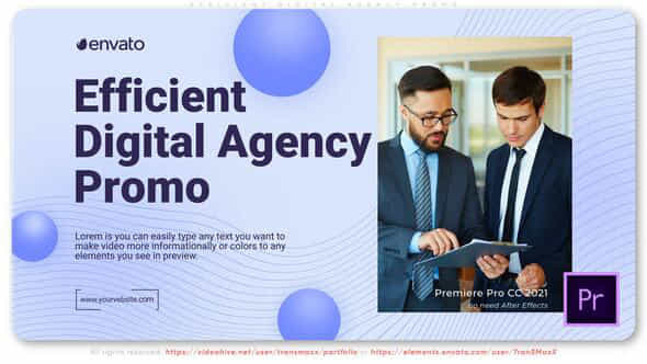 Efficient Digital Agency Promo - VideoHive 52912863
