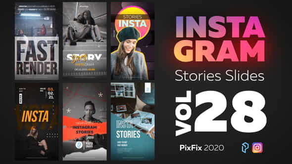 Instagram Stories Slides Vol. 28 - VideoHive 29971943