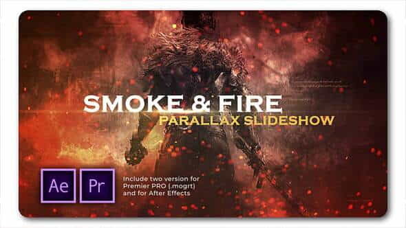 Smoke N Fire Parallax Slideshow - VideoHive 29682080