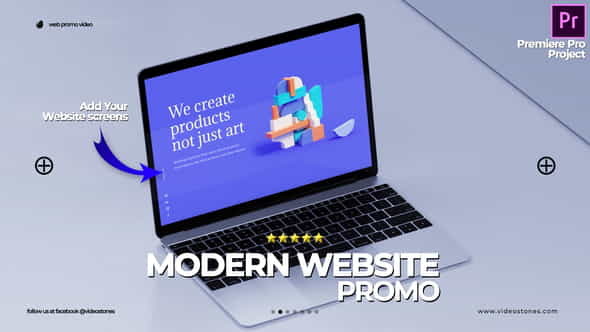 Modern Website Promo Premiere Pro - VideoHive 33961741