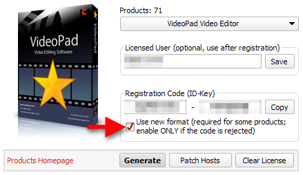 videopad code 2015