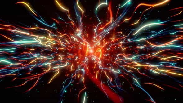 Multi Color Abstract Energy - VideoHive 33350439