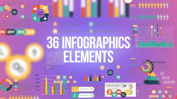 Infographics - 36 Elements - VideoHive 24004045