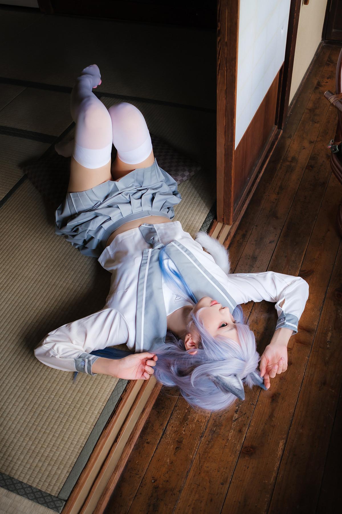 Cosplay ElyEE子 Veranda White Cat緣廊白貓(6)