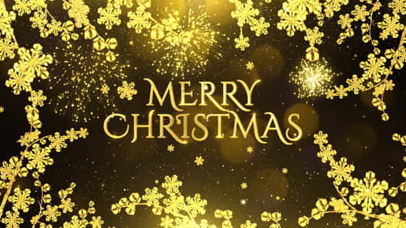 Golden Christmas Wishes - VideoHive 22886197