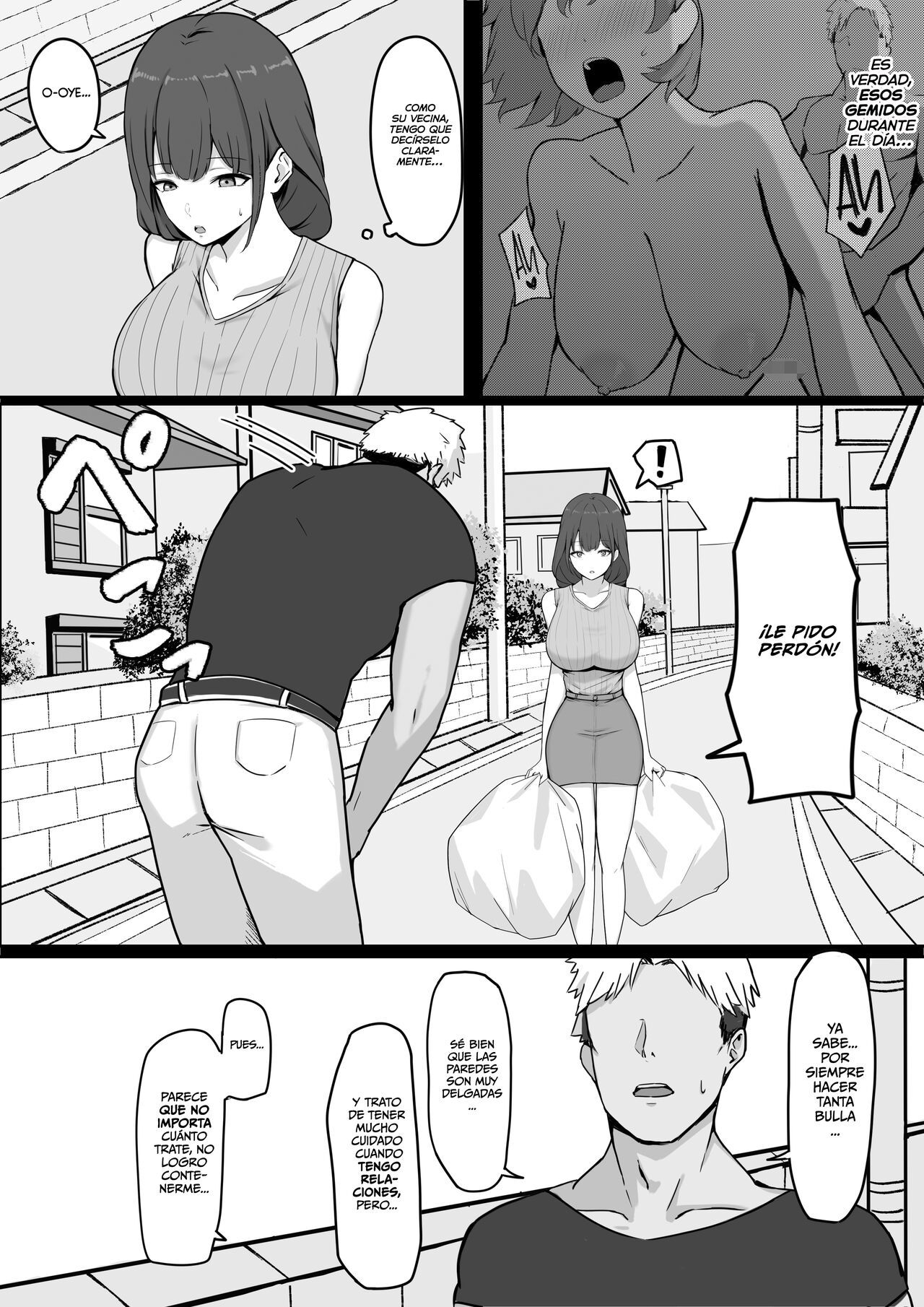 [Shirasudon] Seiso Hitozuma, Rinjin ni Netorareru ¦ Afanando a la Esposa Perfecta [Spanish] [EromegameTT y Gokiburi]