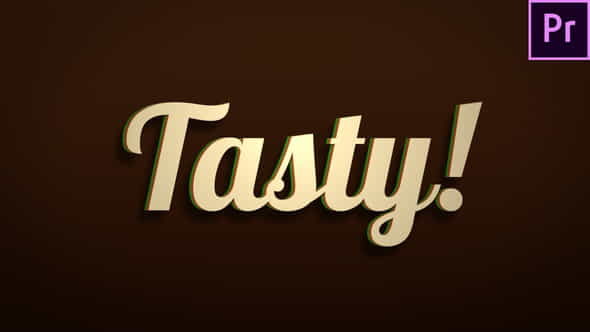 Tasty - Animated Typeface for - VideoHive 29155612