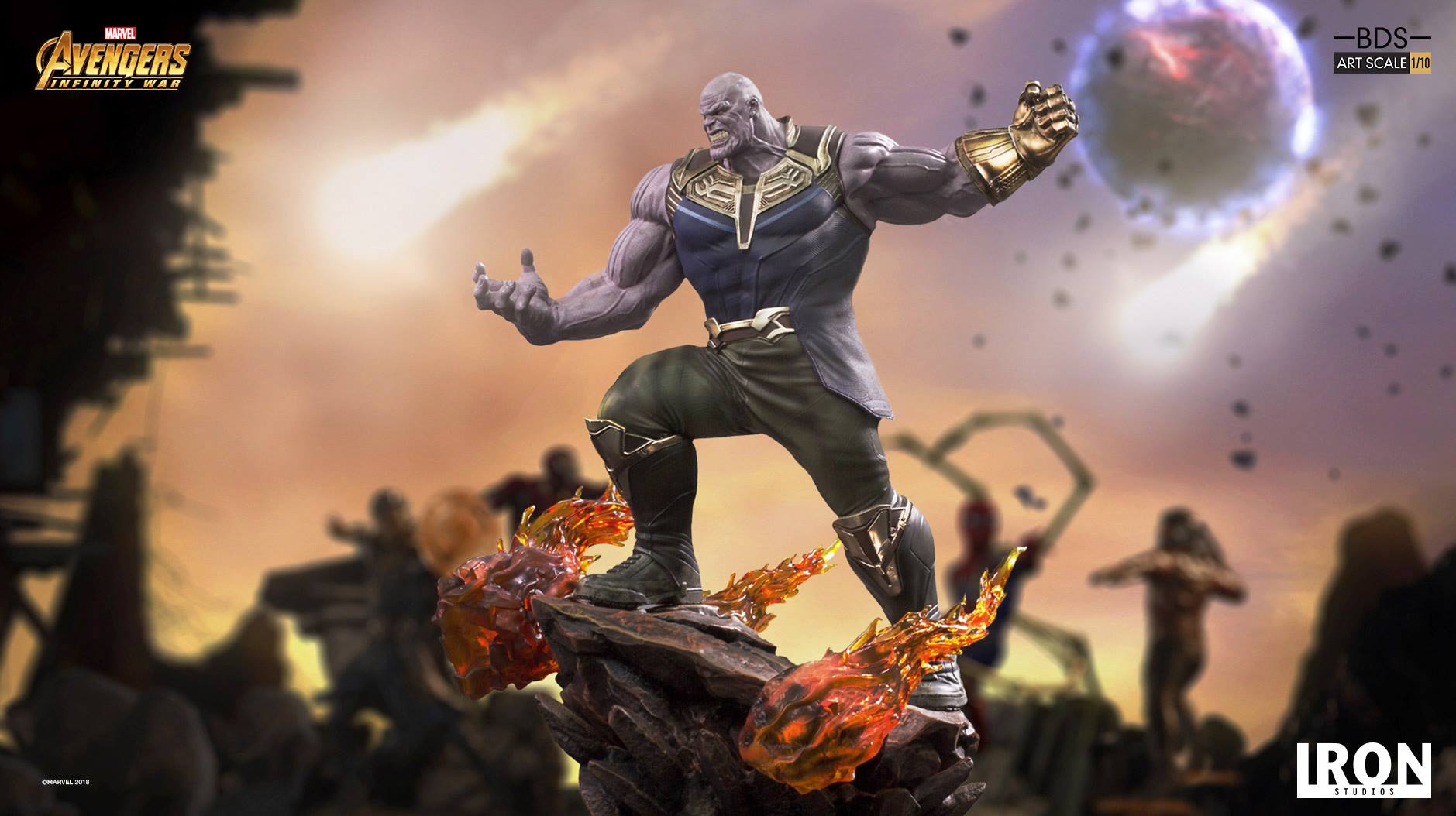 Avengers Infinity War : Thanos 1/10 Art Scale (Iron Studios / SideShow) Pohz7bIs_o