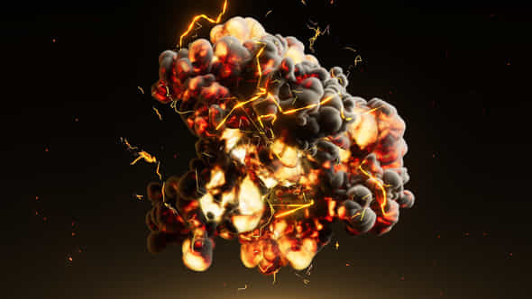 Electric Explosion Logo - VideoHive 43950158