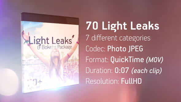Light LeaksBokehs Package - VideoHive 16105529