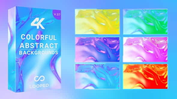 Bright Pastel Liquid Gradients Pack - VideoHive 30890812