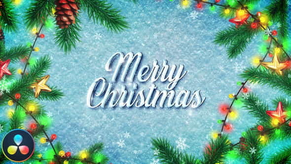 Christmas Greetings - DaVinci Resolve - VideoHive 34644047