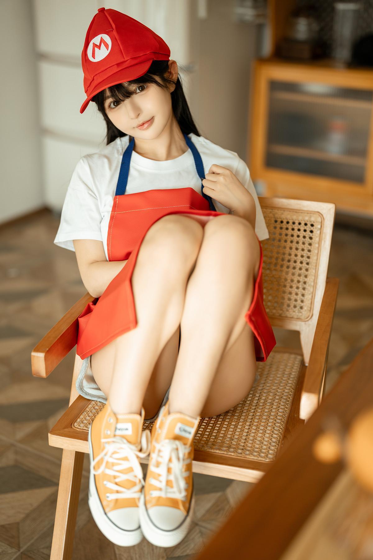 Cosplay 桜井宁宁 马里奥围裙 Mario Apron(8)