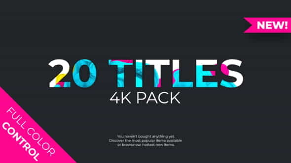 Colorful Titles - VideoHive 22536953