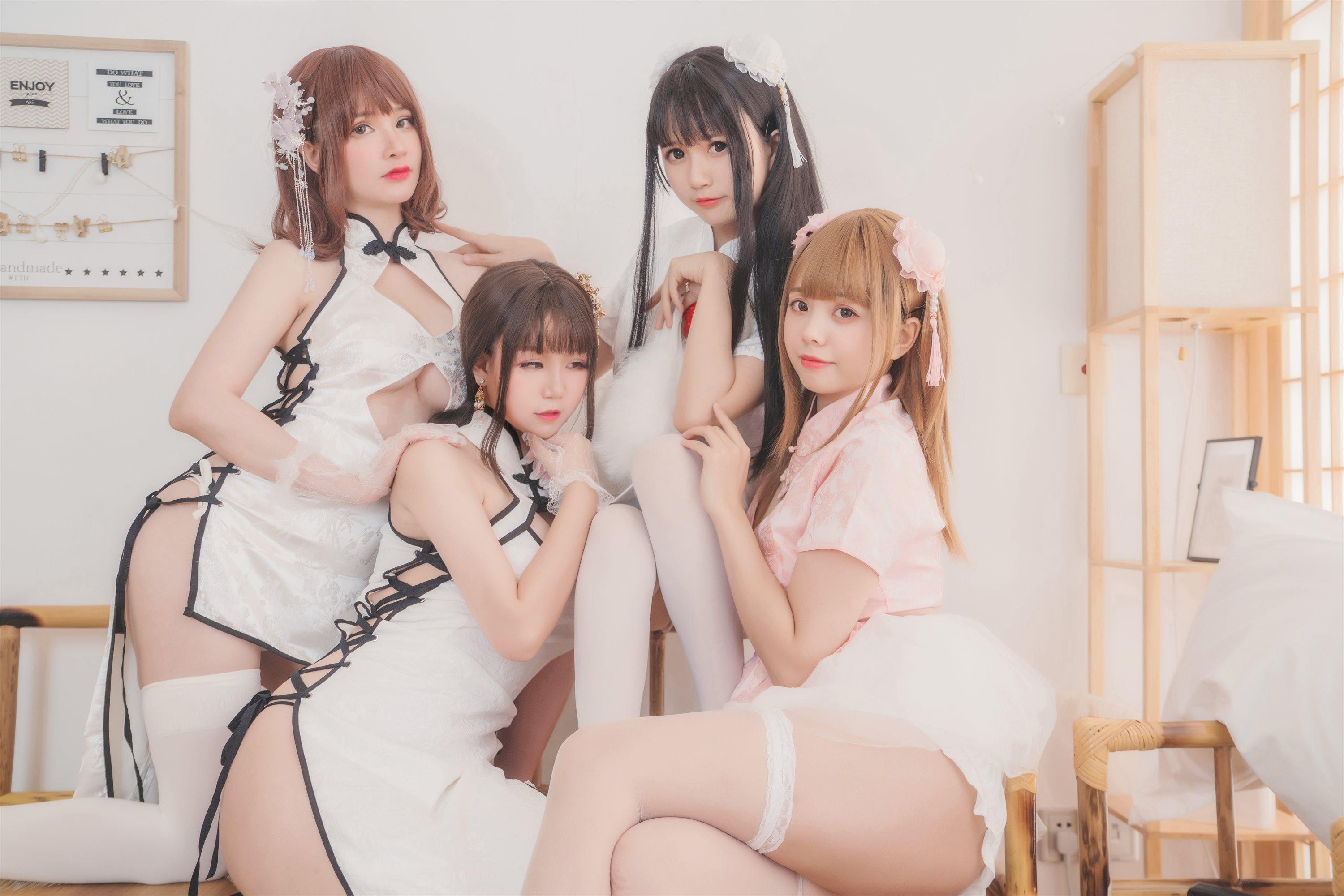 白金Saki-小野妹子w×宅夏×前羽 四人彼女电子档(88)