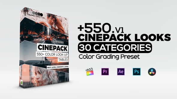 Cinepack - LUT Color Correction - VideoHive 23449210