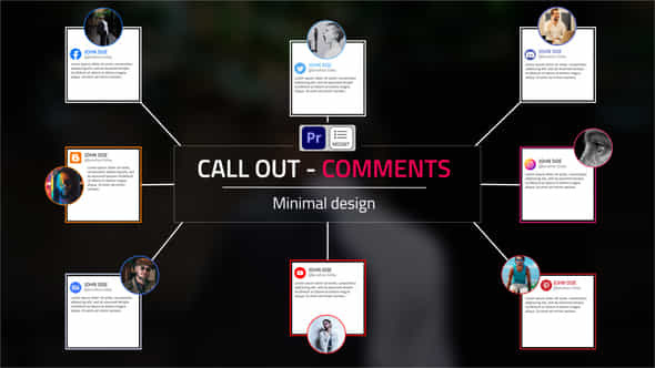 Comment Call Out Premiere Pro - VideoHive 43994584