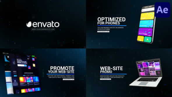 Web Site Promo After Effects - VideoHive 50482450