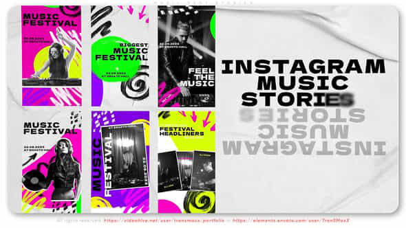 Music Fest Stories - VideoHive 43783780