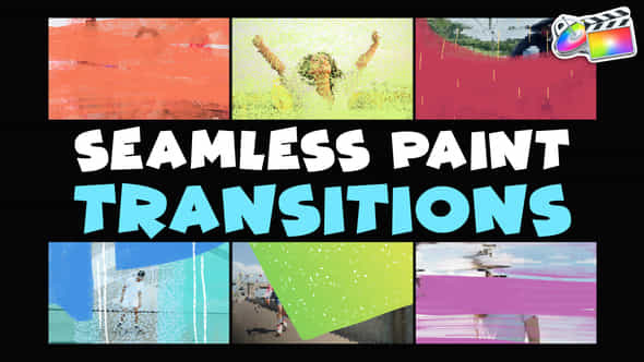 Seamless Paint Transitions Fcpx - VideoHive 48843517