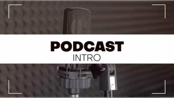 Podcast Intro Mogrt - VideoHive 54872865