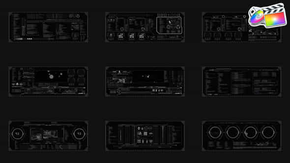 Hud Large Screens For Fcpx - VideoHive 52724482