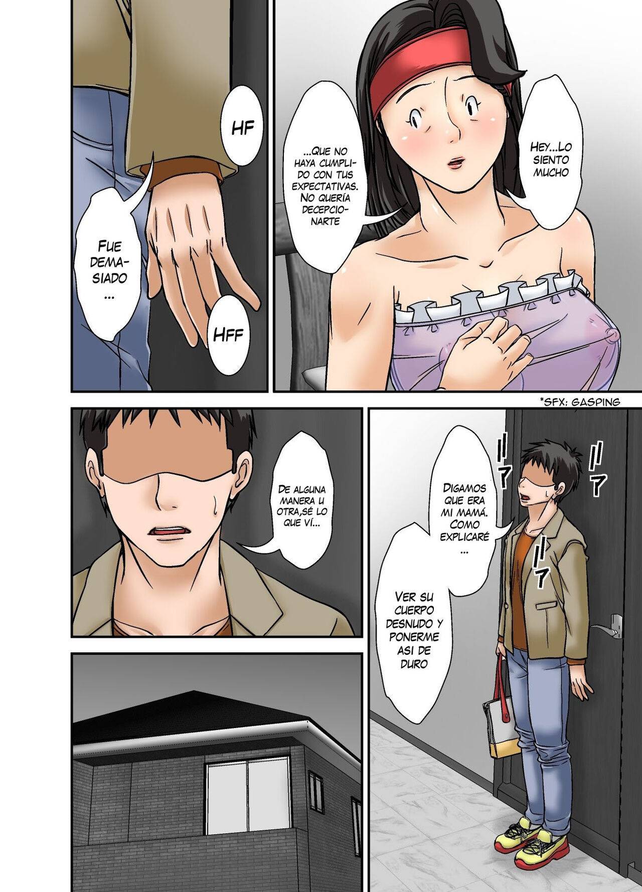 [Hoyoyodou] Futsuu no Shufu ga Fuuzoku ni Ochita Riyuu ~Musuko Hen~  Why This Ordinary Housewife Resorted to Sex Work ~Son Edition~ [Spanish] [Varkatzas666]