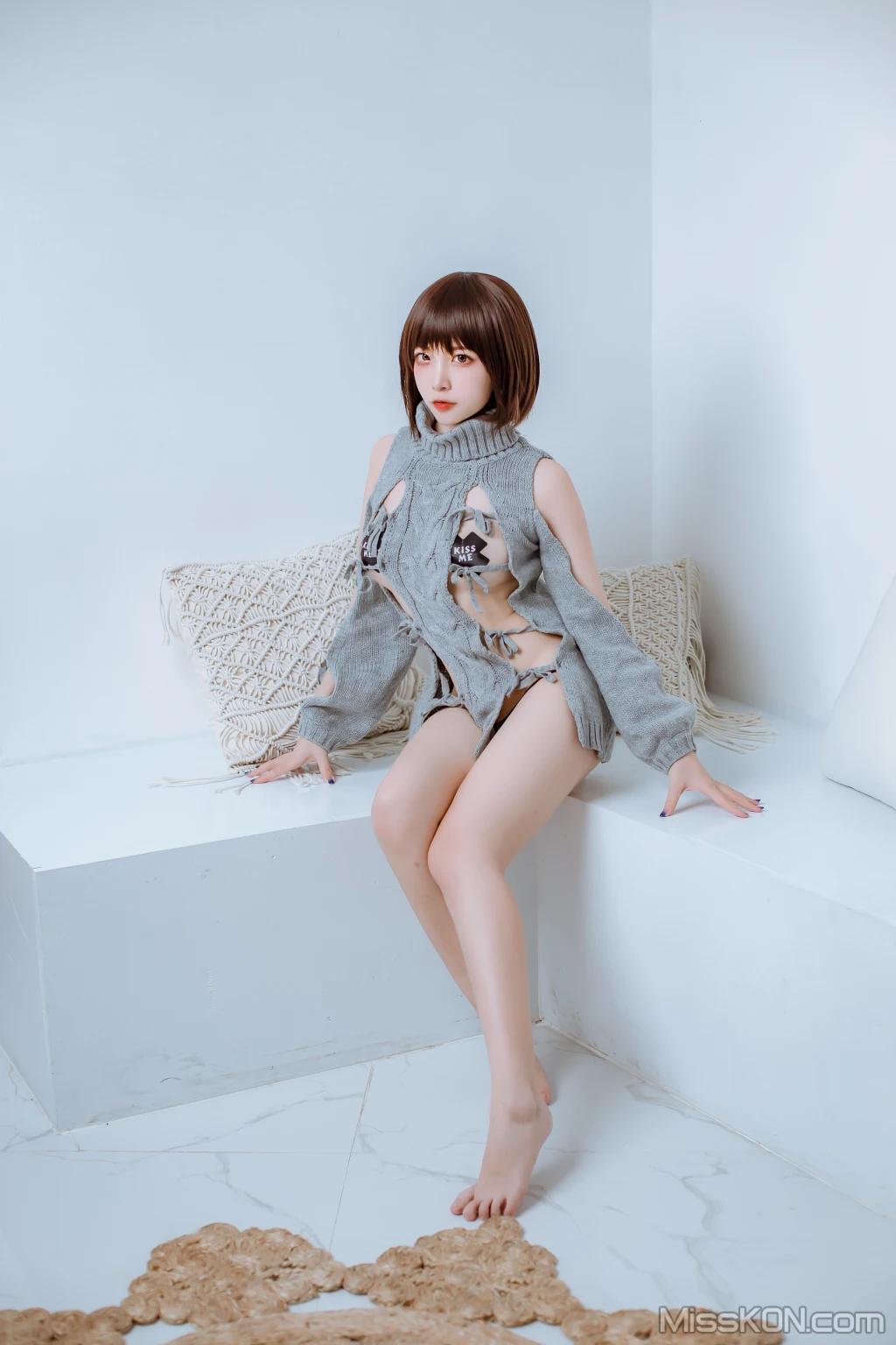Coser@二佐Nisa: 私房洞洞毛衣 (66 photos )(15)