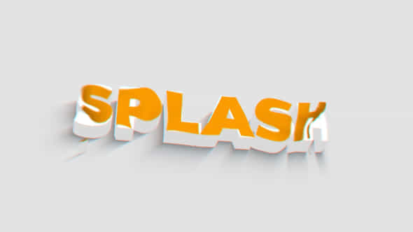 Splash Text - VideoHive 31741275