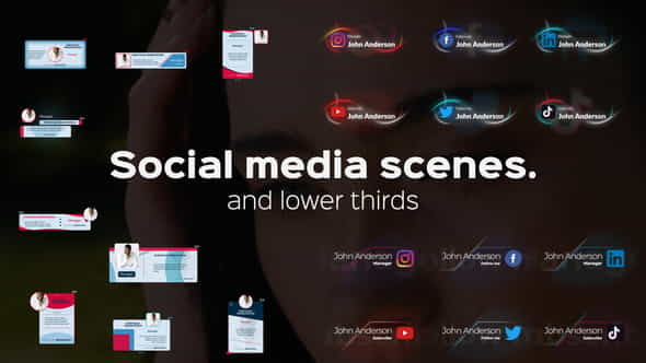 Social Media Scenes And Titles - VideoHive 35180795