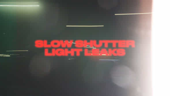 Slow Shutter Light Leaks - VideoHive 58325052