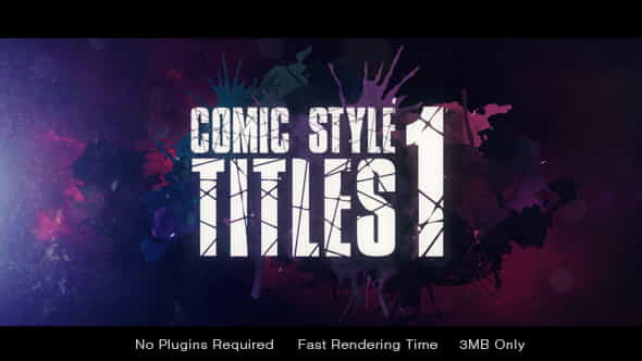 Comic Style Title - VideoHive 19933896