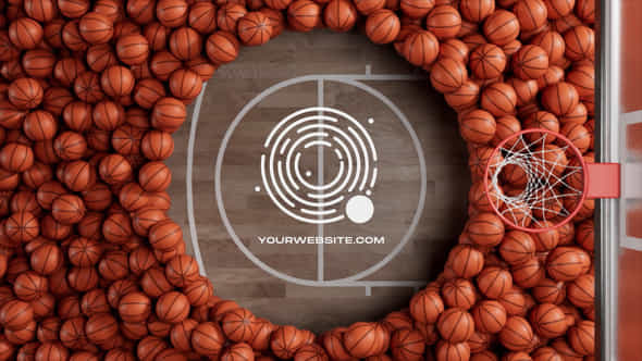 Basketball Court Logo - VideoHive 45787862