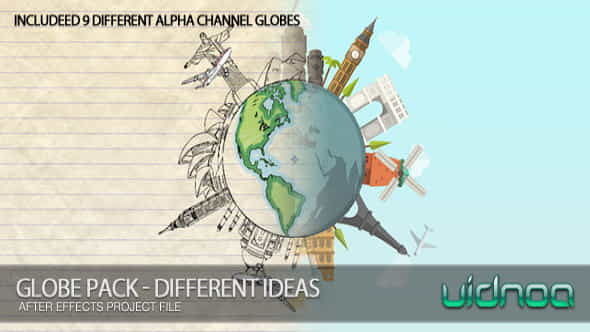 Globe Pack - Different Ideas | Backgrounds - VideoHive 12442627