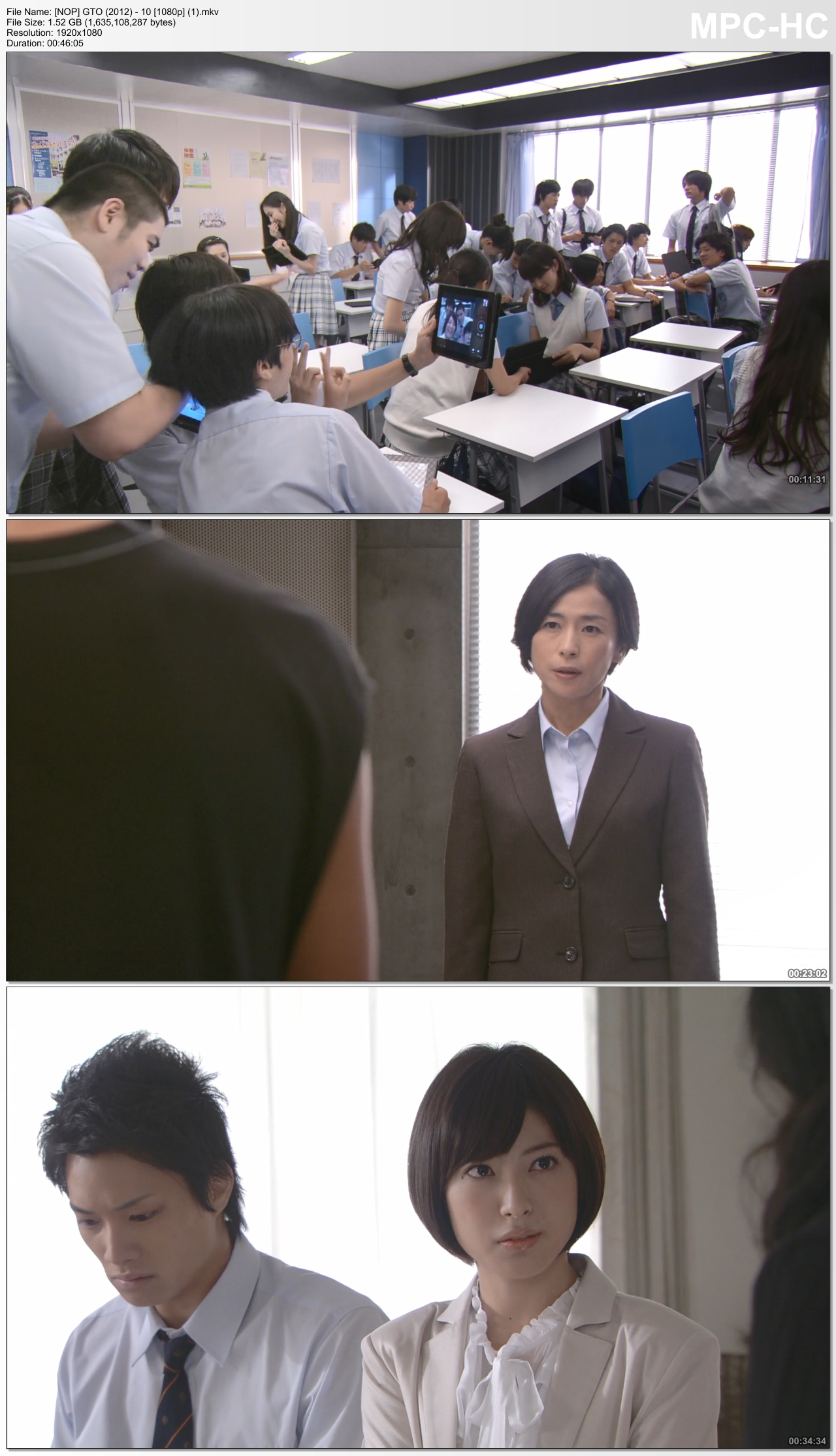Thầy Giáo Vĩ Đại - GTO Great Teacher Onizuka Complete 2012-2014 1080p Bluray AAC x264 screenshots